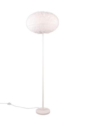 Trio Stoffen vloerlampFurry crème Ø 50cm - R41581001