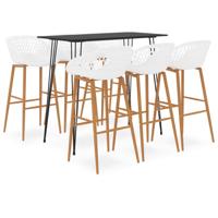 7-delige Barset zwart en wit - thumbnail