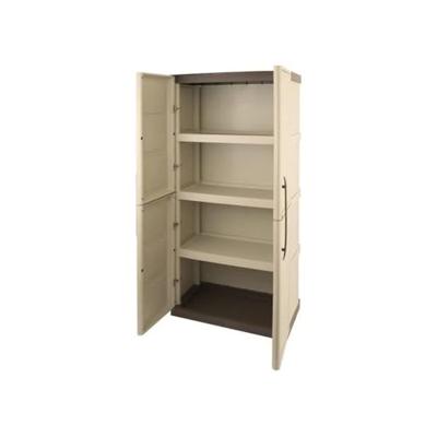 Kast TOOD 70 x 39 x 165 cm Beige Grijs Hars 60 Kg 70 x 39 x 165 cm