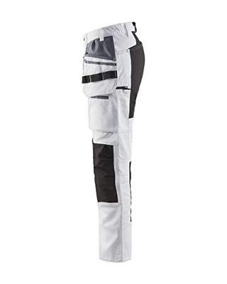 Blåkläder Dames Schildersbroek met stretch 79101000 | Wit/Zwart | Maat 34 - 7330509625323 Blåkläder Dames Schildersbroek met stretch 79101000 | Wit/Zwart | Maat 34 - 7330509625323