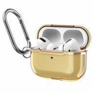 AirPods Pro / AirPods Pro 2 hoesje - TPU - Split series - Goud (transparant) AirPods Pro / AirPods Pro 2 hoesje - TPU - Split series - Goud (transparant)
