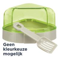 TRIXIE HOEKTOILET MET DAK ASSORTI 14X11X8 CM 3 ST - thumbnail