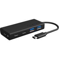 ICY BOX ib-hub1426-cpd usb-hub (zwart) - thumbnail