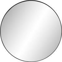 Ben Mimas ronde spiegel met LED verlichting en anti-condens Ø60cm mat zwart - thumbnail