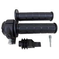 Domino gasgreep set "vintage" throttle grips alu sw 2-train vint dayt - thumbnail