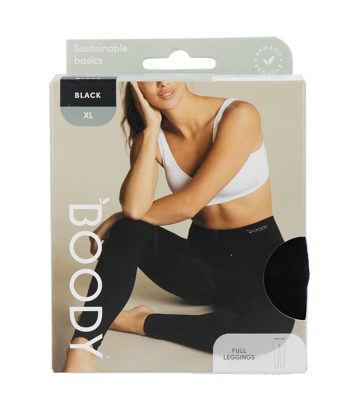 Boody Leggings Enkel Zwart XL Boody Leggings Enkel Zwart XL