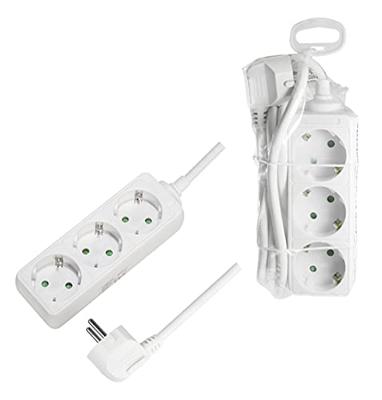 LogiLink LPS205 Stekkerdoos Wit Randaarde stekker 1 stuk(s)