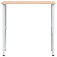 Werkbank rechthoekig 100x60x(71,5-98) cm massief beukenhout - thumbnail