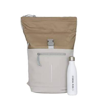New Rebels Ferron - New York Rolltop Rugzak 16L Grijs