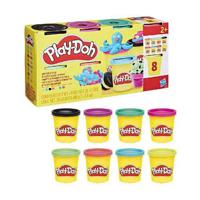 Play-Doh 8 potjes met felle kleuren, potjes van 85 g boetseerklei - thumbnail