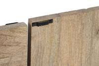 Wanddecoratie Home ESPRIT Natuurlijk Modern Blad van een plant 90 x 3 x 90 cm (9 Onderdelen) - thumbnail