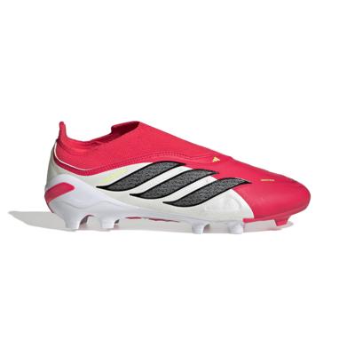 adidas Predator League Veterloze Gras Voetbalschoenen (FG) Kids Rood Wit Zwart