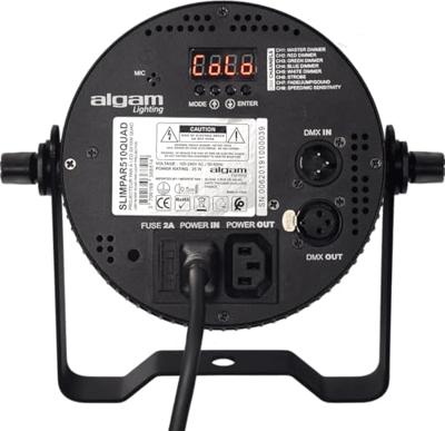 Algam Lighting Slimpar 510 QUAD LED-par 5x 10W RGBW