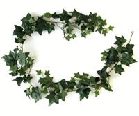 Hedera guirlande kunst hangplant 180cm - groen - thumbnail