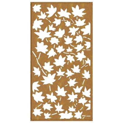 Wanddecoratie tuin esdoornbladontwerp 105x55 cm cortenstaal Wanddecoratie tuin esdoornbladontwerp 105x55 cm cortenstaal