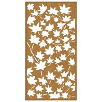 Wanddecoratie tuin esdoornbladontwerp 105x55 cm cortenstaal - thumbnail