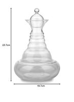 Vitaalwaterkaraf Alladin Glas 1300 ml met Witte Bloem des Levens - thumbnail