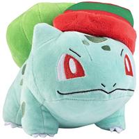 Pokemon Pluche - Bulbasaur with Christmas Hat - thumbnail