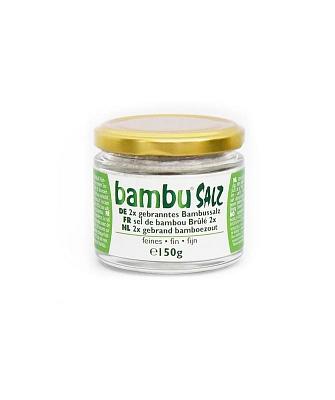 Aman Prana Bamboezout fijn 2x gebrand 150 Gram Aman Prana Bamboezout fijn 2x gebrand 150 Gram