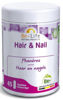Be-Life Hair & Nail Voedingssupplement Haar en Nagels 45 Capsules - thumbnail
