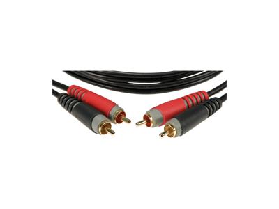 Klotz AT-CC0300 RCA kabel 3 meter met 24K cinch pluggen Klotz AT-CC0300 RCA kabel 3 meter met 24K cinch pluggen