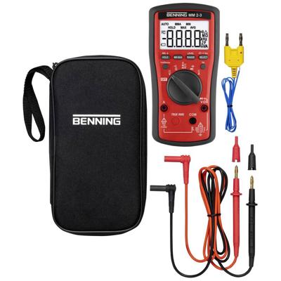 Benning MM 2-3 Multimeter Digitaal CAT III 600 V, CAT IV 300 V Weergave (counts): 6000