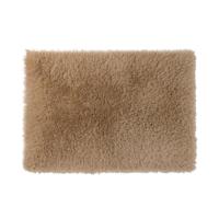 Vloerkleed fluffy - bruin - 60x90 cm - thumbnail