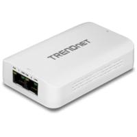 TRENDnet TPE-E200 2-Port Gigabit PoE++ Extender, 1 x Gigabit PoE+-ingang, 2 x Gigabit PoE-uitgang, verlengt 100 m tot 200 m (656 ft), Daisy Chain 4 eenheden tot 500 m (1640 ft) - thumbnail