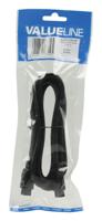 Valueline VLCP62700B2.00 firewire-kabel 9-p Zwart 2 m - thumbnail