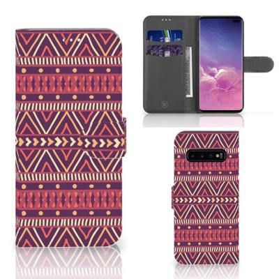 Samsung Galaxy S10 Plus | Telefoon Hoesje | Aztec Paars