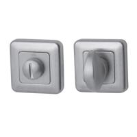 Hardbrass WC-badkamersluiting Qbe 8mm - mat chroom - thumbnail