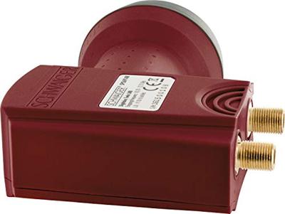 Twin LNB Schwaiger Feed-opname: 40 mm Weerbestendig