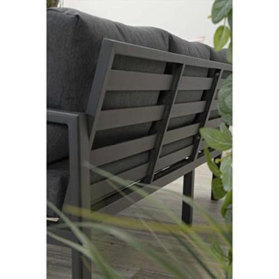 Lexinton lounge set 4-dlg carbon black/ reflex black - Garden impressions - thumbnail