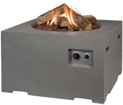 Cocoon vuurtafel vierkant taupe