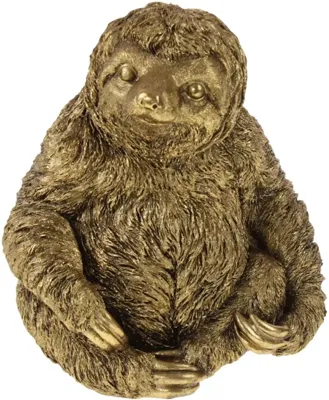 Werner Voss ornament polyresin luiaard 26x21.5x28cm goud