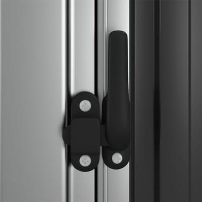 VidaXL Tuinschuur 118,5x97x209,5 cm gegalvaniseerd staal antraciet