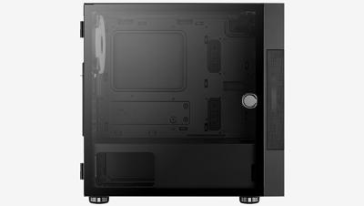 Aerocool atomic v2 mini tower behuizing (zwart | 2x usb-a | window)