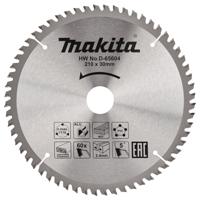 Makita Accessoires D-65604 Afkortzaagblad | div. materialen | 210x30x2,4 | 60T | 5g - D-65604 - thumbnail