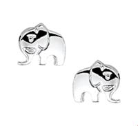 TFT Oorknoppen Olifant Zilver Gerhodineerd Glanzend - thumbnail