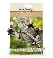 Beeztees Joy - Kittentuig - Nylon - Groen - 15-33 cm - thumbnail