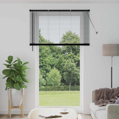 VidaXL Venetiaanse blind verstelbaar zwart 213 x 130 cm pvc VidaXL Venetiaanse blind verstelbaar zwart 213 x 130 cm pvc