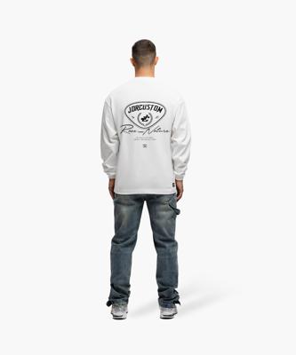 Jorcustom Race Against Nature Longsleeve T-Shirt Heren Wit - Maat L - Kleur: Wit | Soccerfanshop