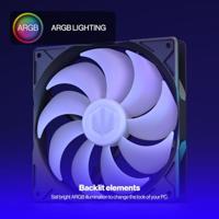 ENDORFY Stratus 140 Computer behuizing Ventilator 14 cm Zwart 1 stuk(s) - thumbnail