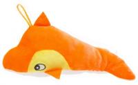 LG Imports knuffeldolfijn meisjes 20 cm pluche oranje - thumbnail