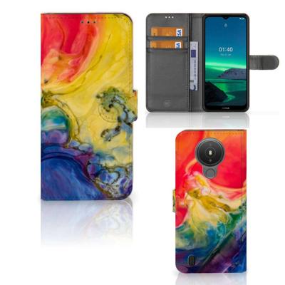 Hoesje Nokia 1.4 Watercolor Dark Hoesje Nokia 1.4 Watercolor Dark