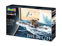 Revell 1/350 German Submarine Type VII C/41 - thumbnail