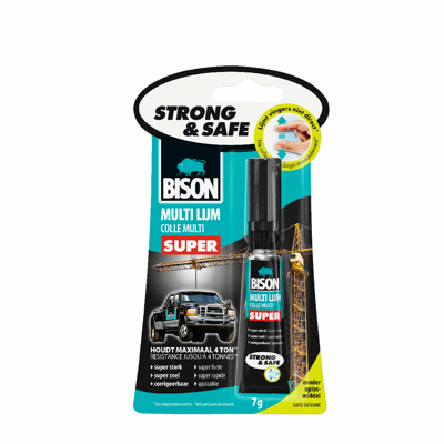 Bison Multilijm Strong & Safe Kaart | 7 g - 65967