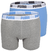 Puma Boxershort Duo-verpakking Blue-Grey NOS-S - thumbnail