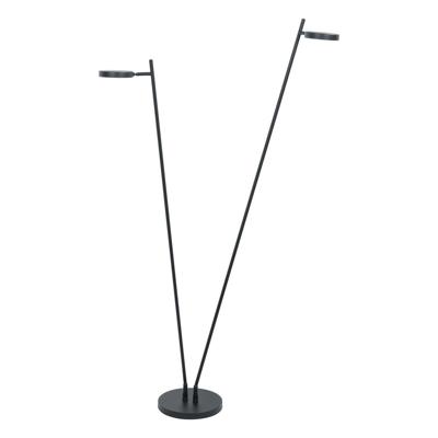 Highlight Design vloerlampRound Move zwart 2-lichts - V4118.01