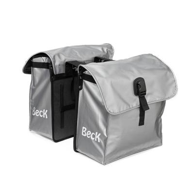 Dubbele Fietstas Small Silver